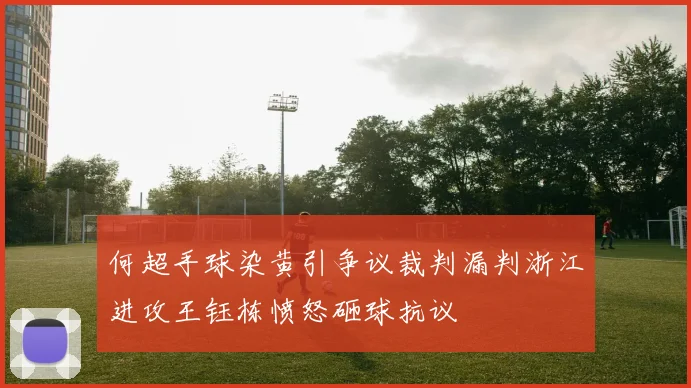 何超手球染黄引争议裁判漏判浙江进攻王钰栋愤怒砸球抗议