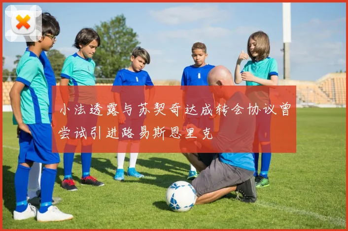小法透露与苏契奇达成转会协议曾尝试引进路易斯恩里克